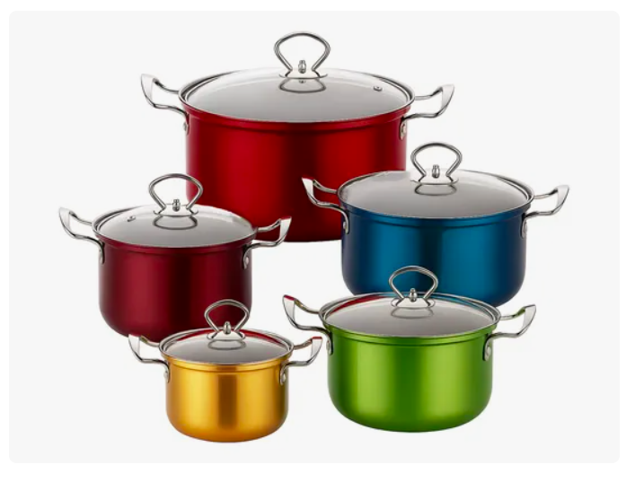 Foto 2 | Batería de Cocina Xtellar de Acero Inoxidable 10 Piezas