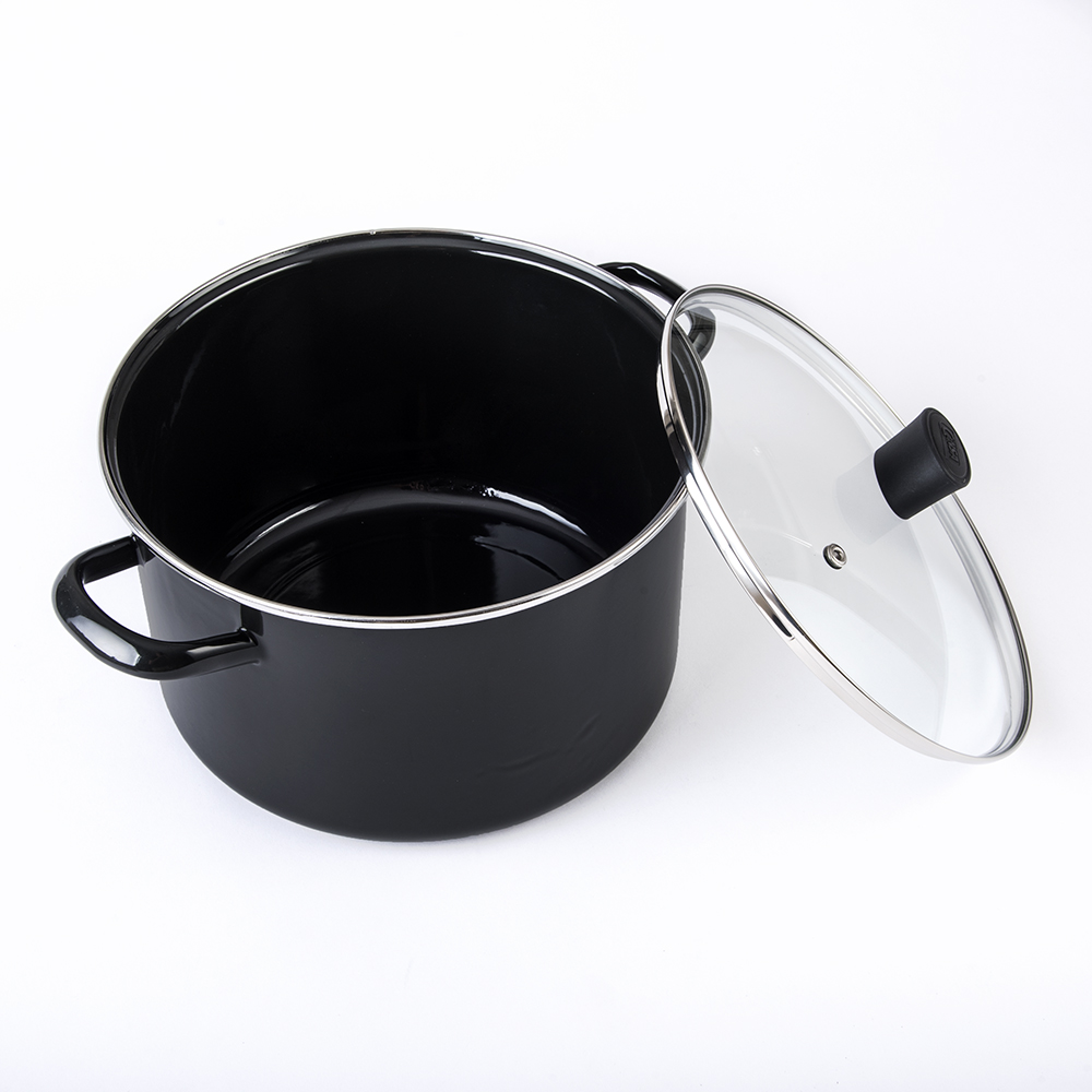 Foto 5 pulgar | Batería De Cocina Santiago Cinsa 6 Piezas Negro Con Tapa De Vidrio