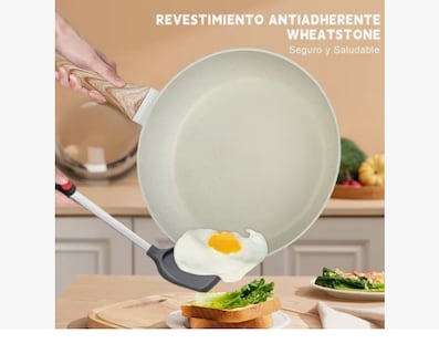 Foto 3 | Juego De 3 Sartenes Con Revestimiento Antiadherente