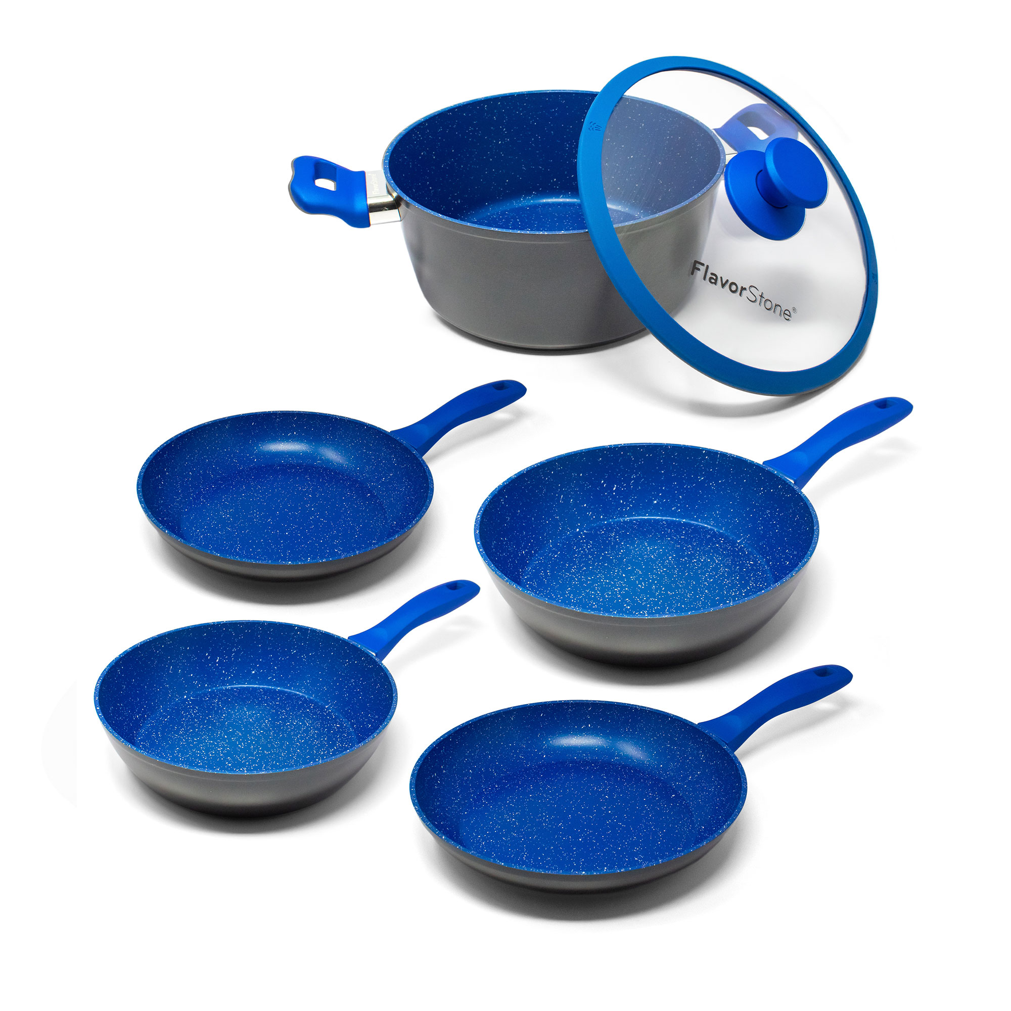 Foto 3 pulgar | Batería De Cocina Flavorstone Ligth Set 16 Piezas Color Azul