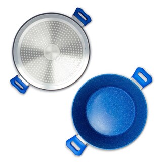 Foto 4 | Batería De Cocina Flavorstone Ligth Set 16 Piezas Color Azul