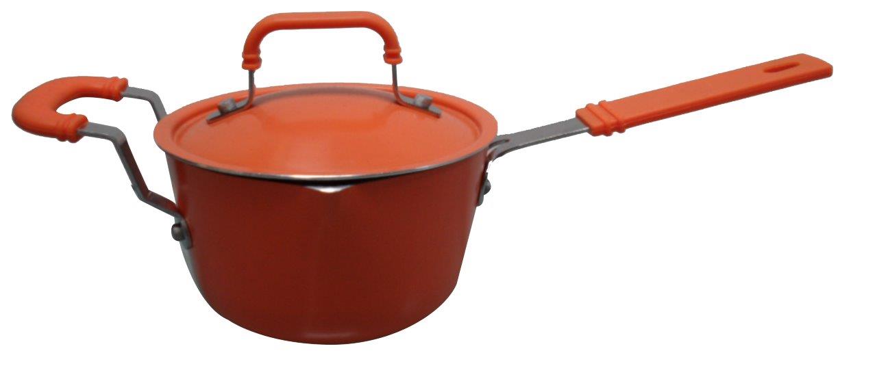 Foto 2 pulgar | Cacerola Mini Chefmate Ttu-r6386 Naranja