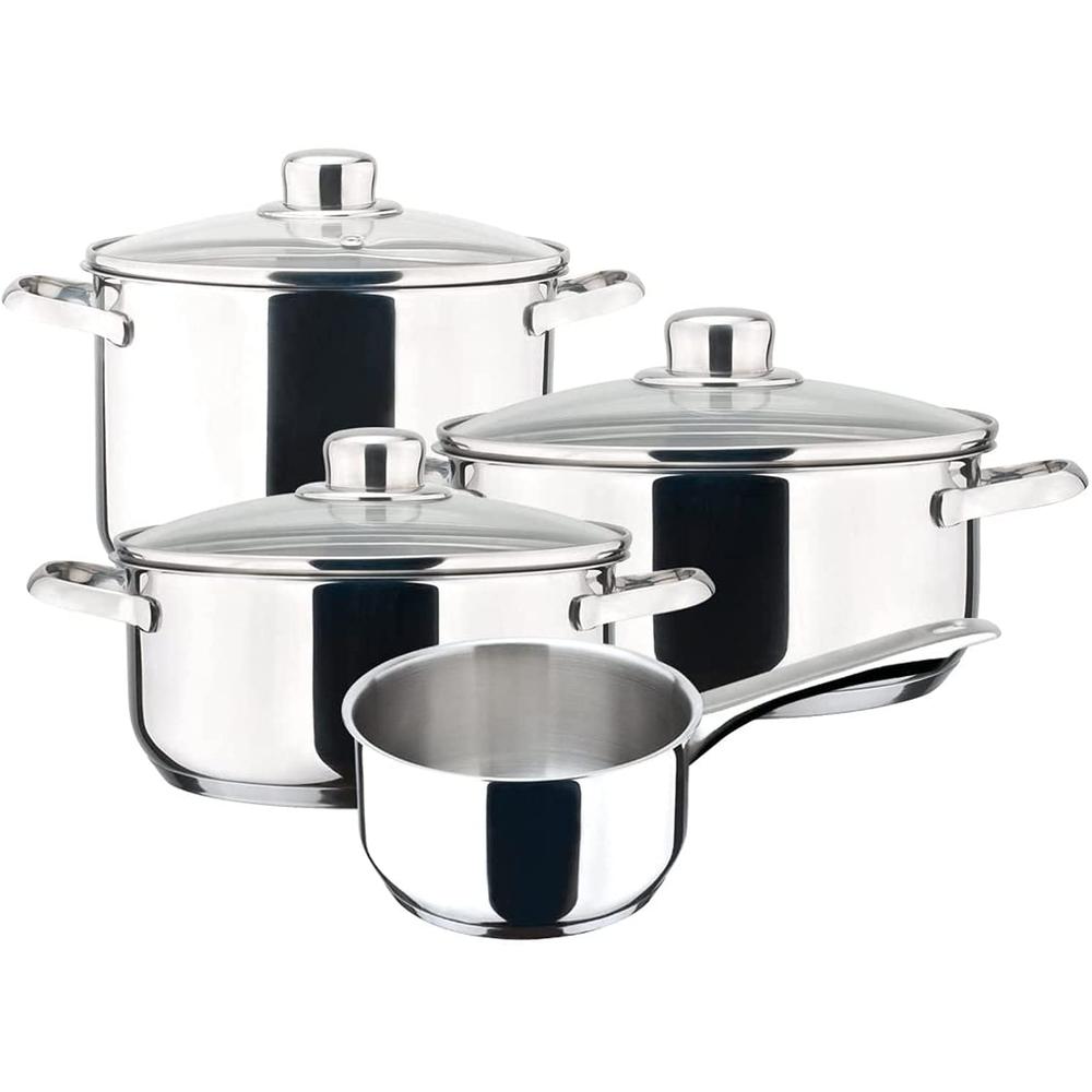 Batería Cocina Magefesa Acero Inoxidable Ollas Dux 7 Pzas