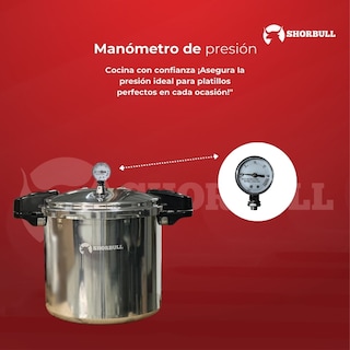 Foto 3 | Olla Express Shorbull 23 Litros