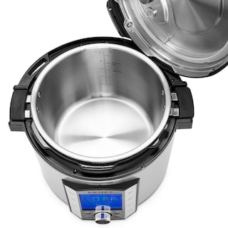 Foto 2 | Olla Interior Para Cocinar, Olla Instantánea De Acero Inoxidable, 8 Litros, Con Asas - Venta Internacional.