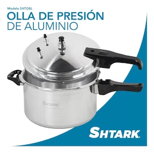 Foto 2 | Olla Express De Presión Aluminio 8 Lts Válvula De Seguridad