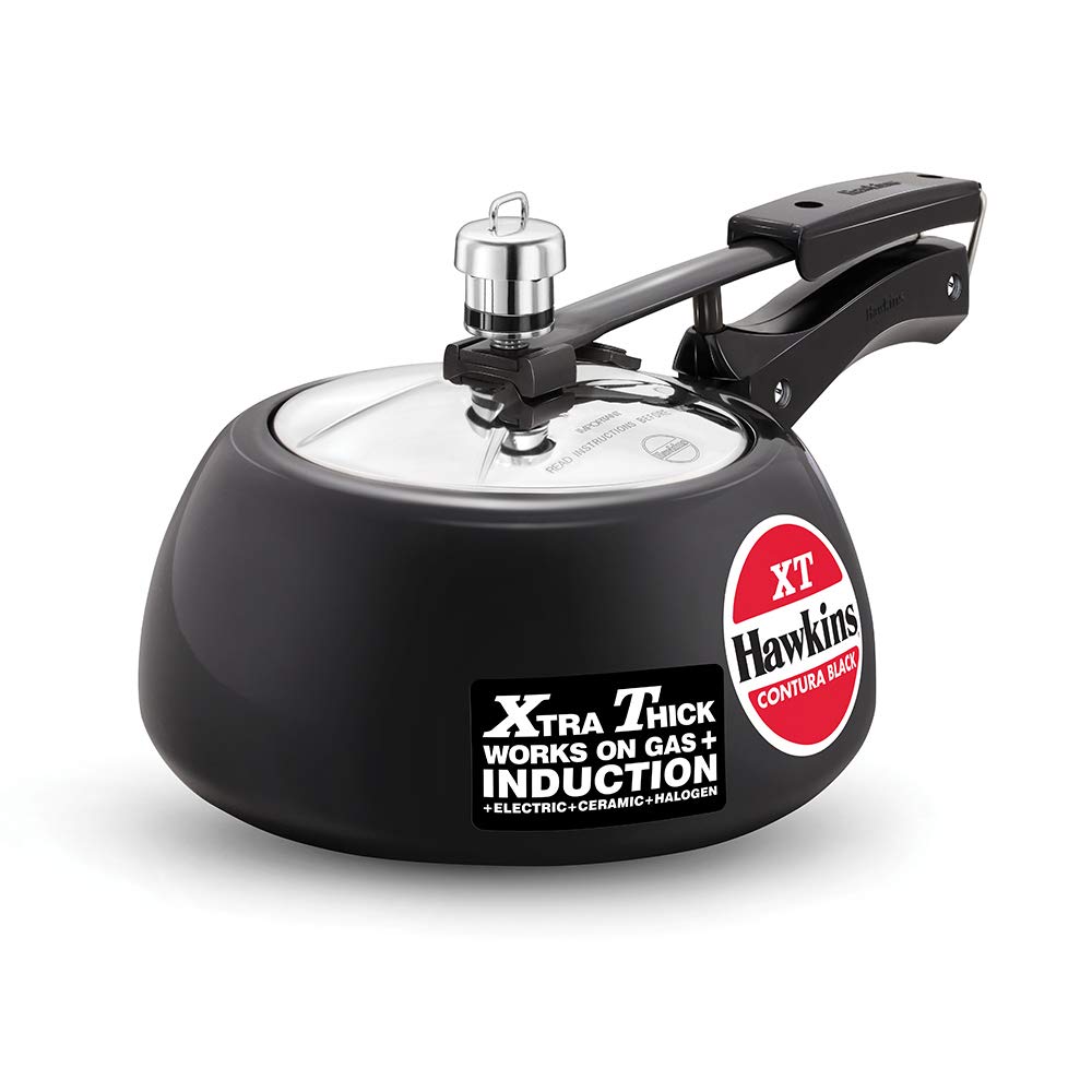 Olla A Presión Hawkins Contura Cxt20, Anodizada Dura, 2 Litros, Negra - Venta Internacional.