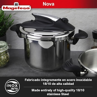 Foto 3 | Olla de Presión Magefesa Nova 6 L Acero Inoxidable