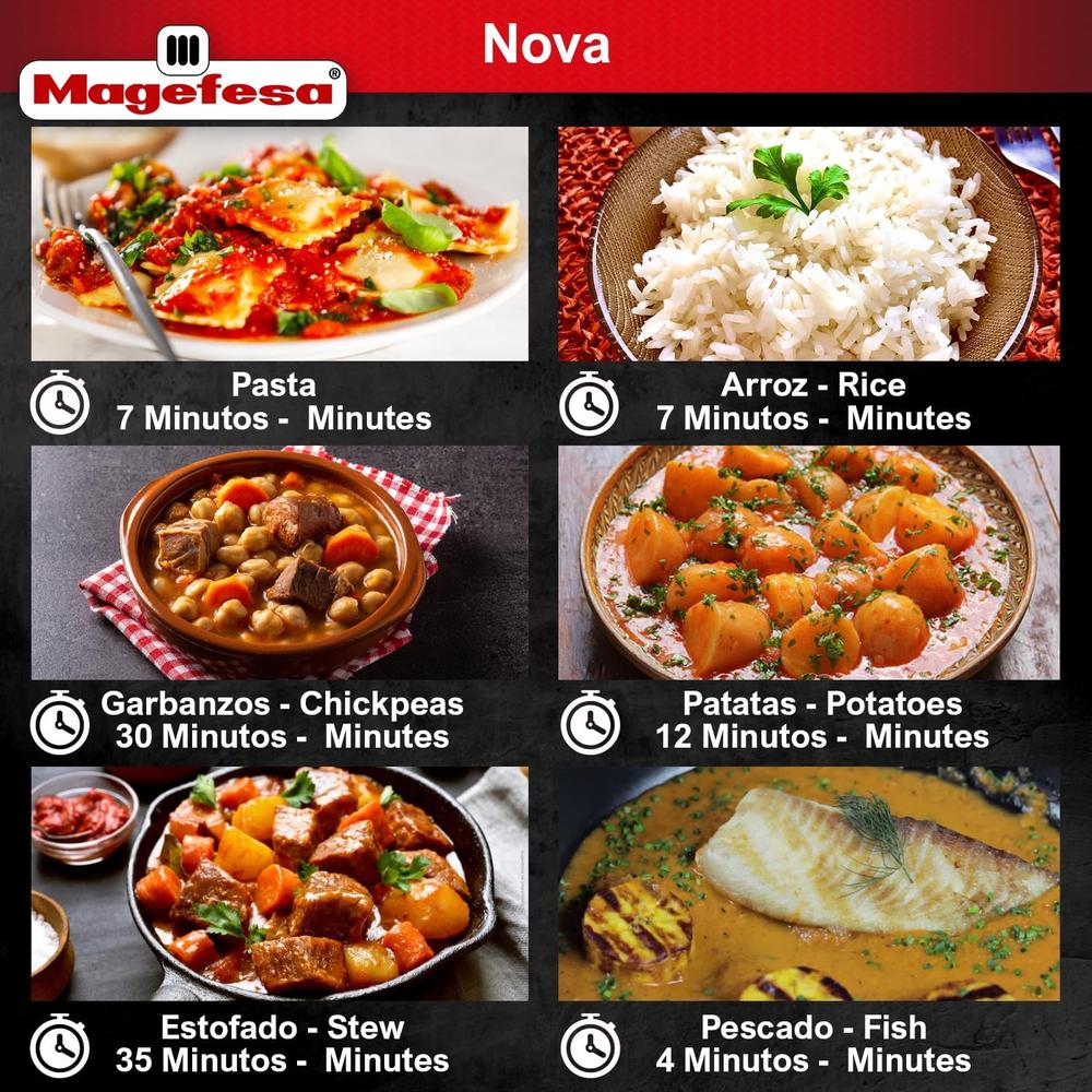 Foto 7 | Olla de Presión Magefesa Nova 6 L Acero Inoxidable