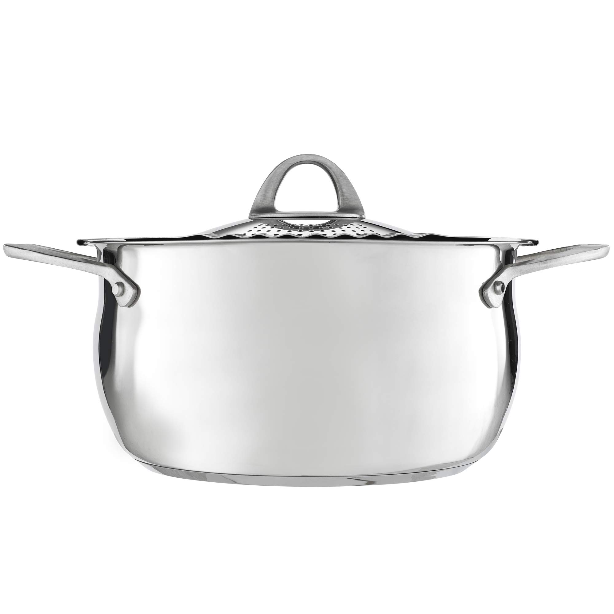Foto 5 | Olla Para Pasta Bialetti De Acero Inoxidable De 6 Litros Con Tapa De Colador Antiadherente - Venta Internacional.