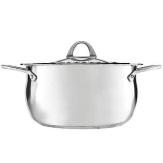 Foto 5 | Olla Para Pasta Bialetti De Acero Inoxidable De 6 Litros Con Tapa De Colador Antiadherente - Venta Internacional.