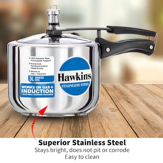Foto 6 | Olla A Presión Hawkins Hss3t 3l De Acero Inoxidable De Inducción - Venta Internacional.