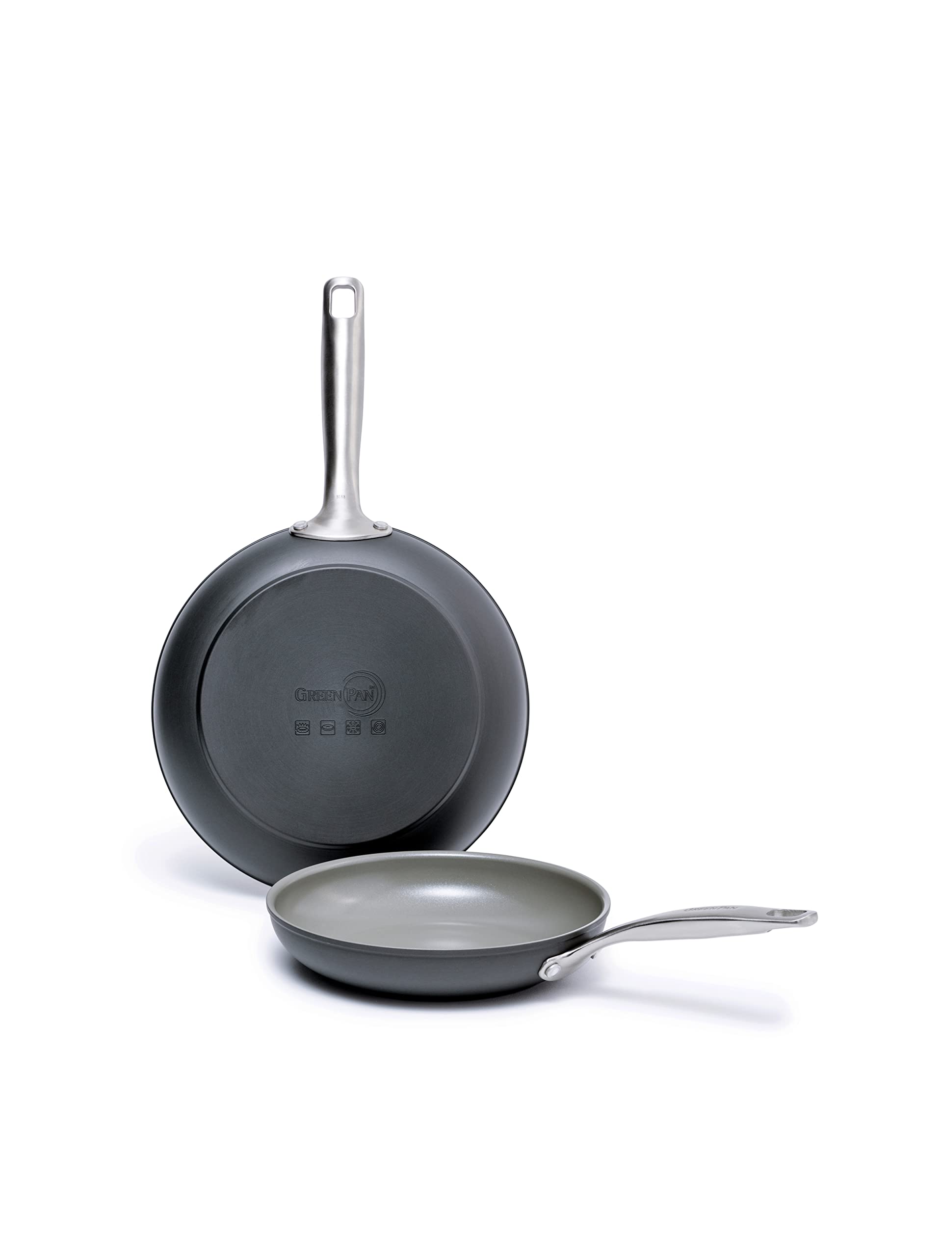 Juego De Sartenes Greenpan Chatham, Anodizadas Duras, 20 Cm Y - Venta Internacional.