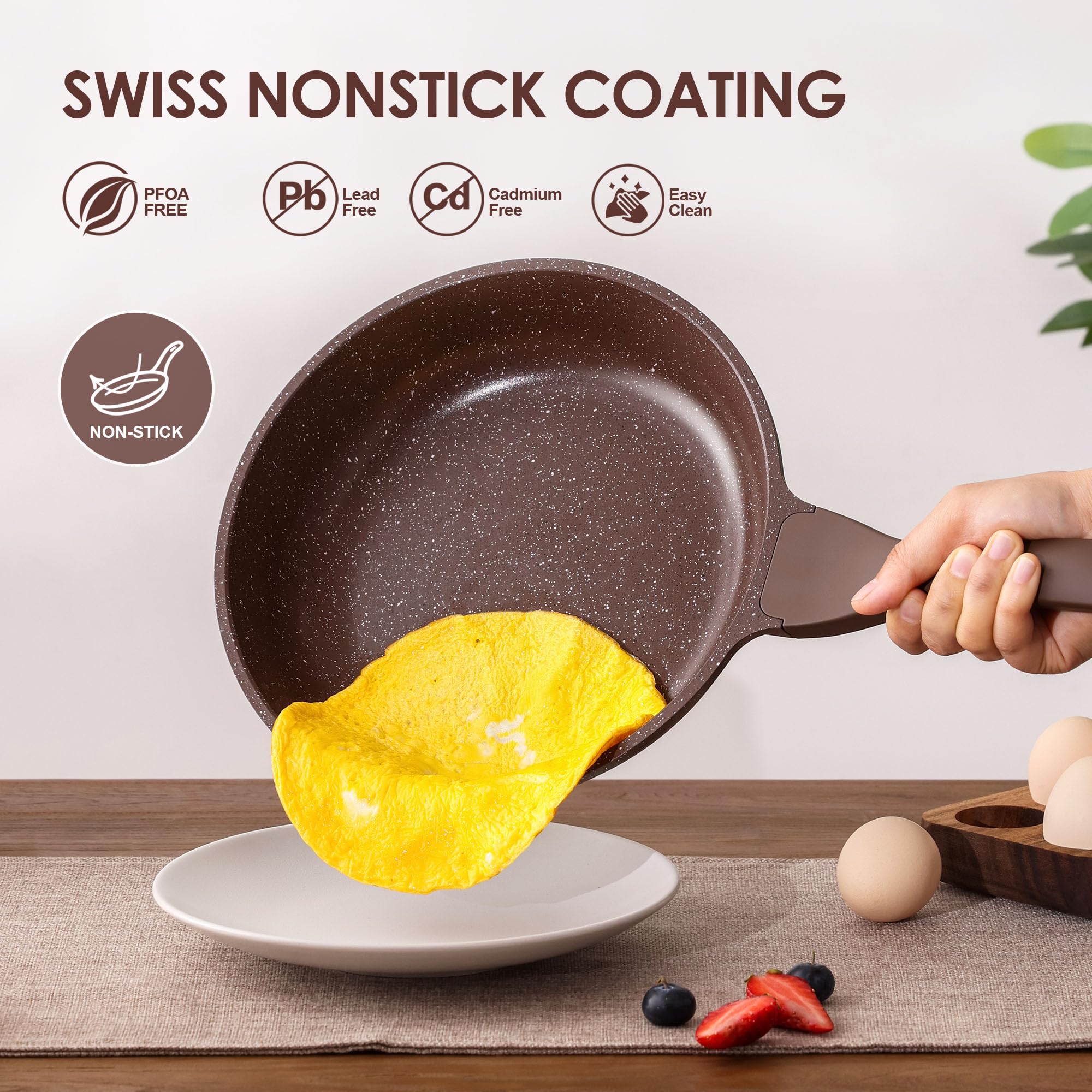 Foto 2 | Sartén Sensarte Antiadherente 24 cm-Venta Internacional