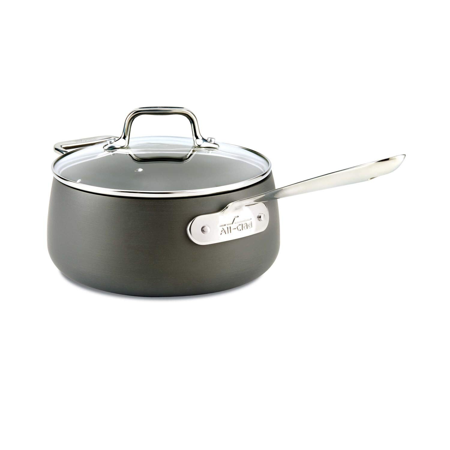 Sartén All-clad Ha1, Anodizada Dura, Antiadherente, 3.5 L, Inducción - Venta Internacional. $3,917