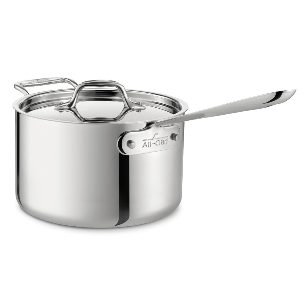 Foto 1 | Sartén All-clad D3 De 3 Capas De Acero Inoxidable De 4 Litros Con Tapa De Inducción - Venta Internacional.