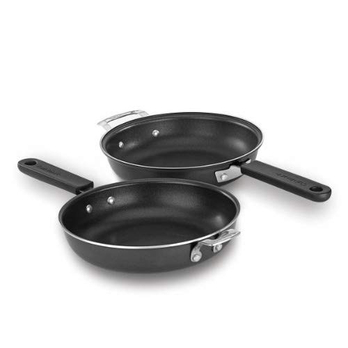 Foto 4 pulgar | Sartén Cuisinart Fp2-24bk Para Frittata, Antiadherente, 24 Cm, Color Negro Y Acero Inoxidable - Venta Internacional.