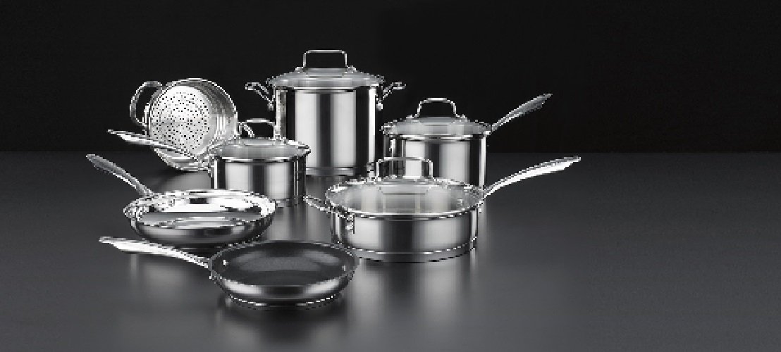 Juego De Utensilios De Cocina Cuisinart Professional De Acero Inoxidable De 11 Piezas - Venta Internacional.