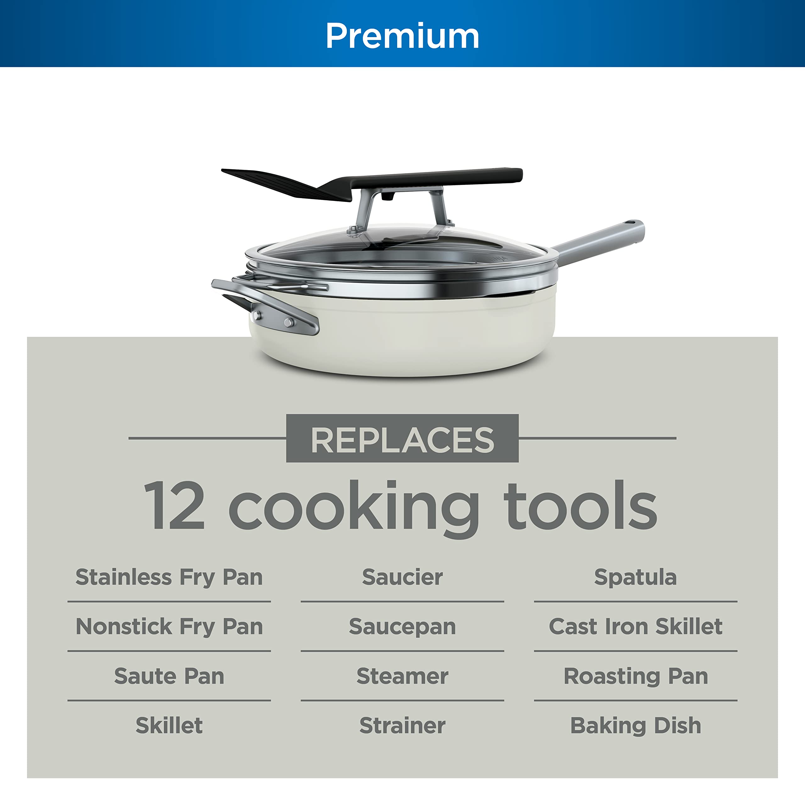 Foto 3 pulgar | Sartén Cookware Ninja Cw102wh Foodi Neverstick Possible 4 L - Venta Internacional