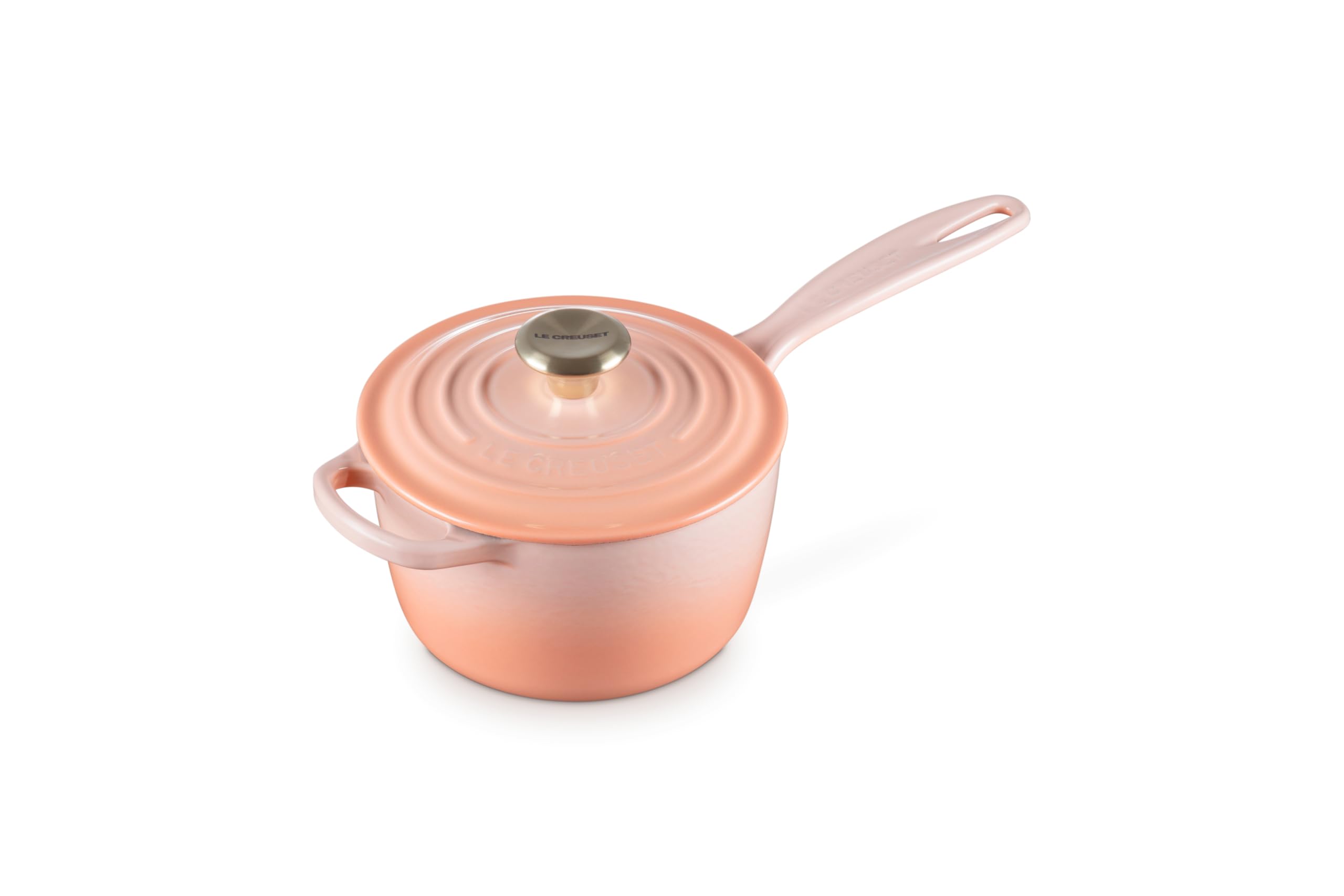 Cacerola Le Creuset De Hierro Fundido Esmaltado Signature De 1,75 L - Peche - Venta Internacional.