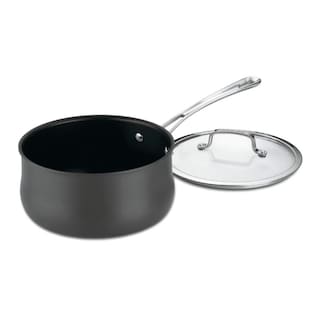 Foto 1 | Cacerola Cuisinart 64193-20 Anodizada Dura De 3 Litros Con Tapa Negra - Venta Internacional.