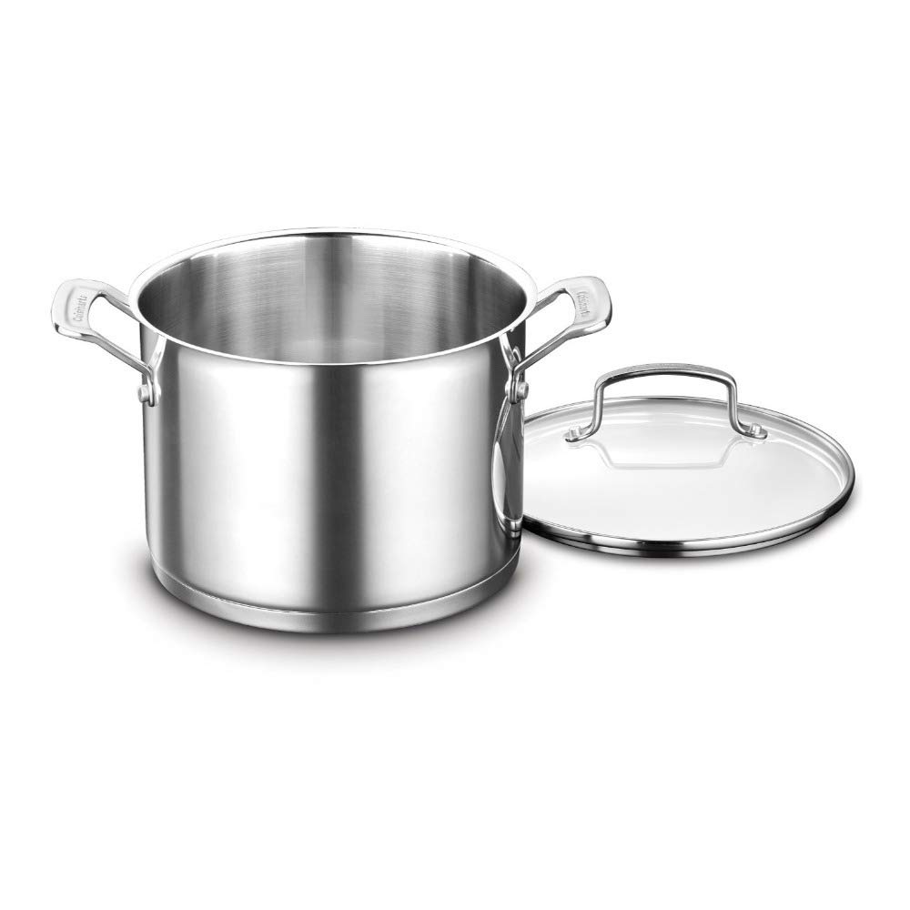 Olla Stockpot Cuisinart 6 L con Tapa de Acero Inoxidable Powerbond - Venta Internacional
