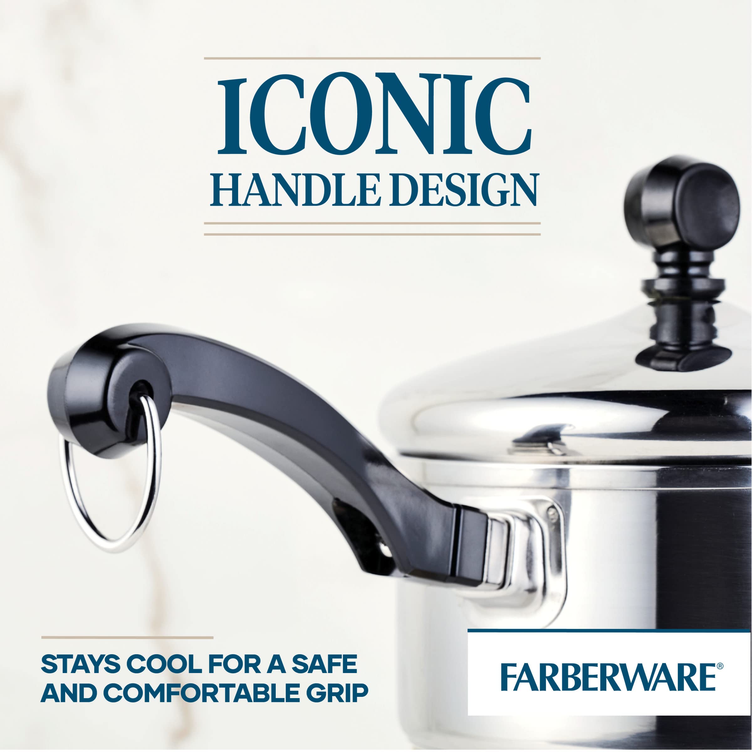 Foto 6 | Cacerola Farberware Classic De Acero Inoxidable De 1 Litro Con Tapa Coladora - Venta Internacional.