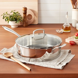Foto 2 | Sartén Cuisinart Professional de Acero Inoxidable 6 L con Tapa - Venta Internacional