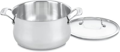 Foto 1 | Cacerola Cuisinart Contour Acero Inoxidable 6 L con Tapa de Vidrio - Venta Internacional