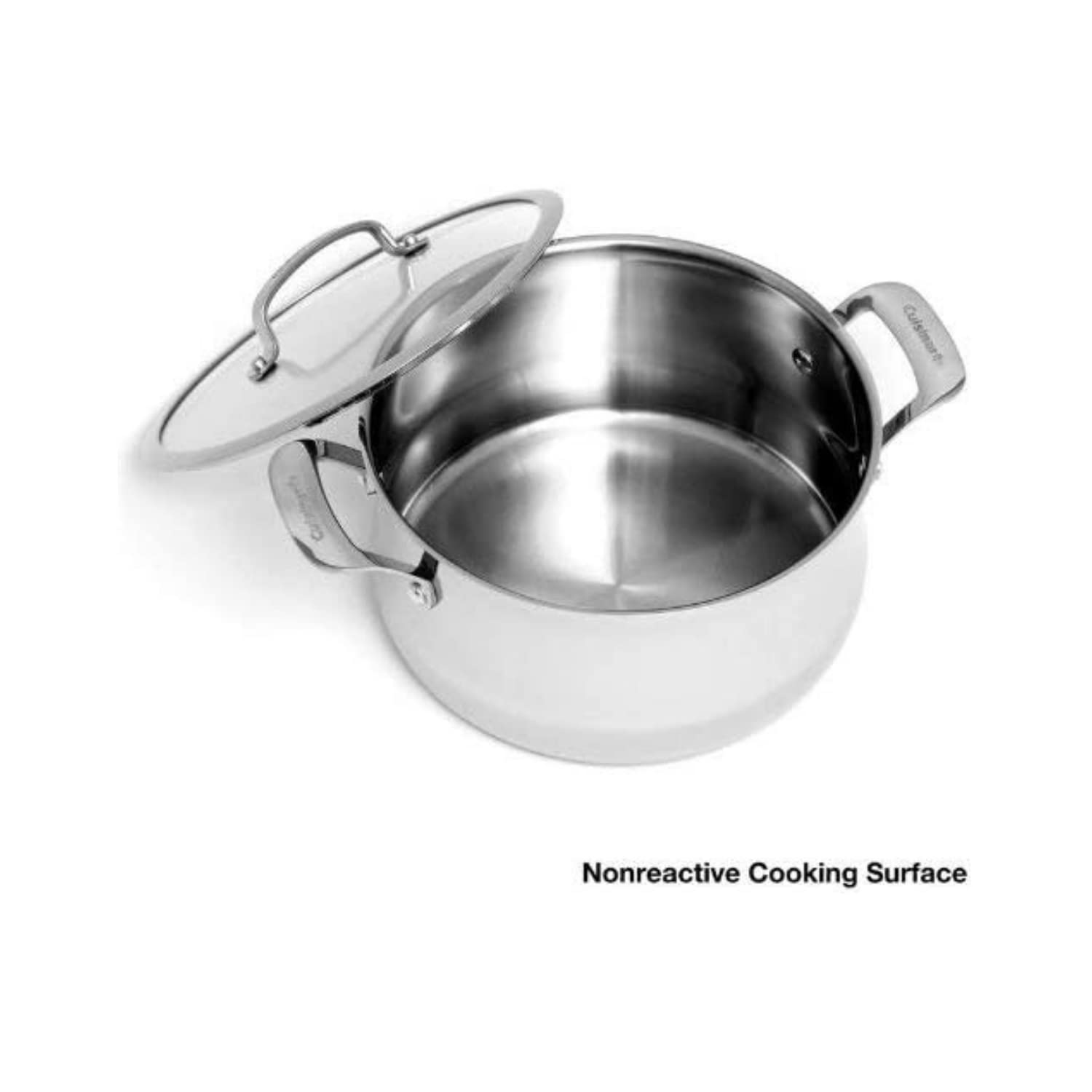 Foto 3 pulgar | Cacerola Cuisinart Contour Acero Inoxidable 6 L con Tapa de Vidrio - Venta Internacional