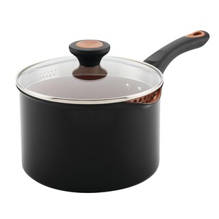 Foto 1 | Sartén Farberware Glide Antiadherente Con Tapa Coladora, 3 Litros, Color Negro - Venta Internacional.