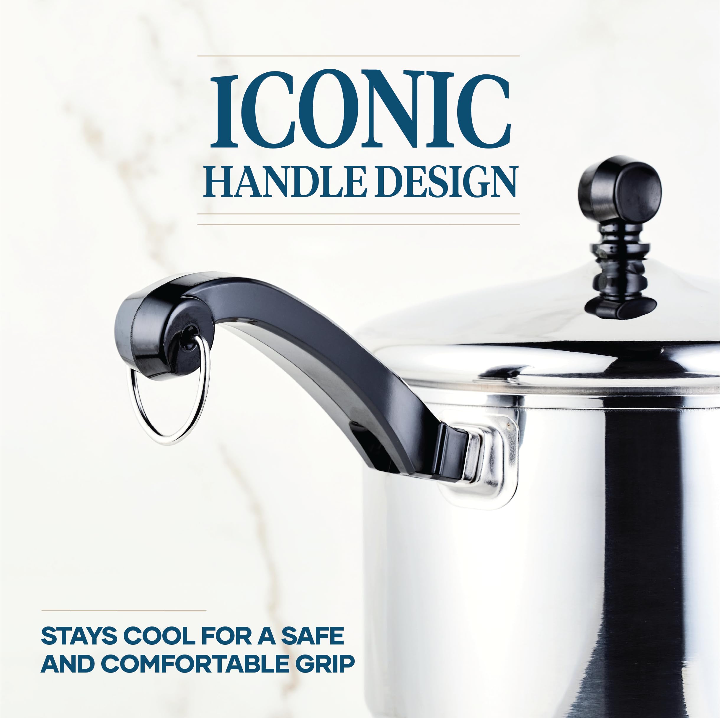 Foto 4 | Cacerola Farberware Classic De Acero Inoxidable De 3 Litros Con Tapa - Venta Internacional.