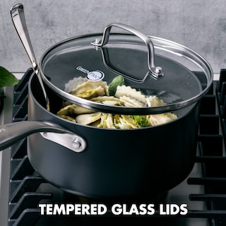 Foto 3 | Cacerola Greenpan Canterbury De 3,25 L, Color Negro Anodizado Duro - Venta Internacional.