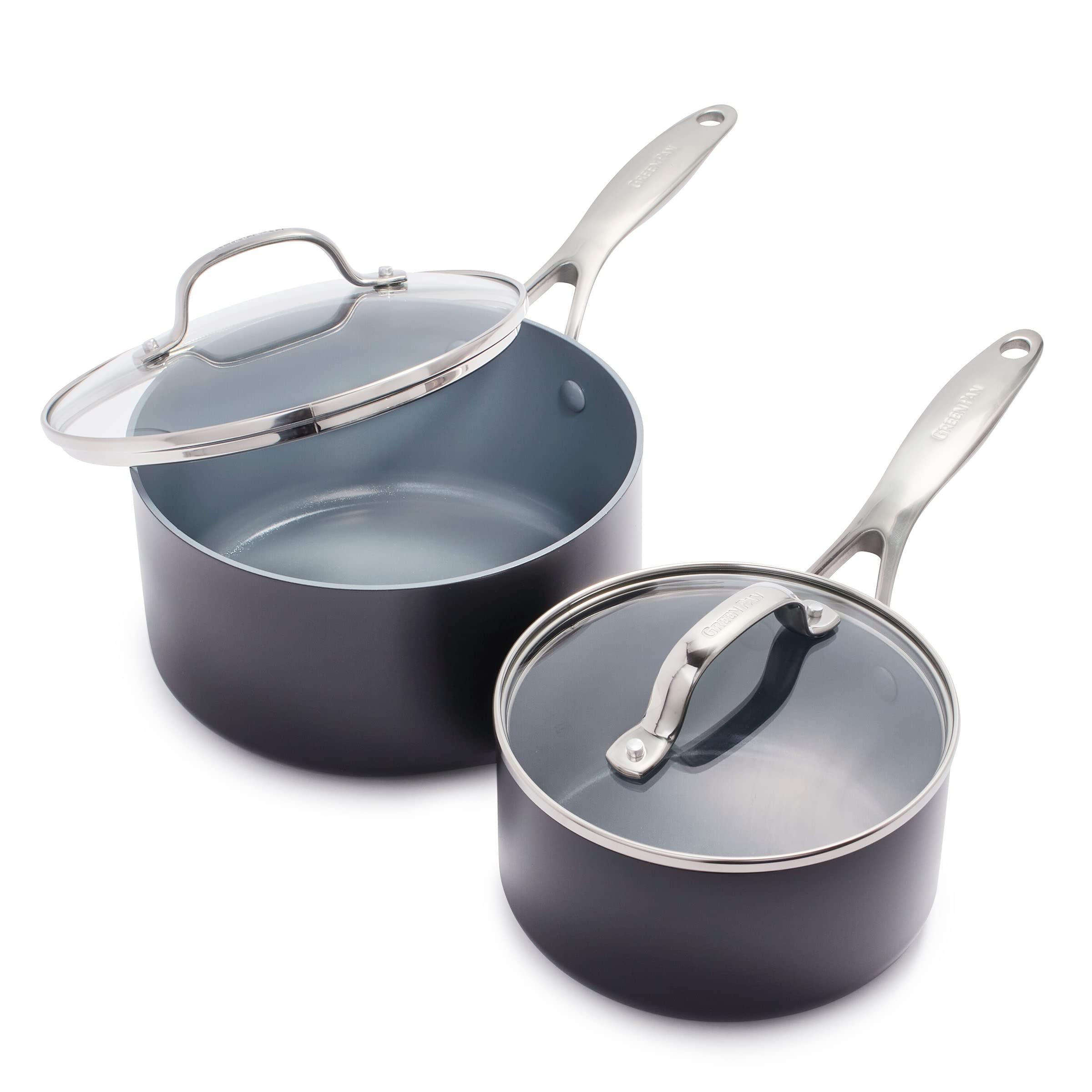 Foto 1 | Juego De Ollas Greenpan Valencia Pro Anodizadas Duras De 1,6 L Y 3,1 L - Venta Internacional.