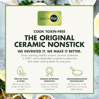 Foto 4 | Cacerola Greenpan Rio Healthy De Cerámica Antiadherente, 2 Litros, Negra - Venta Internacional.