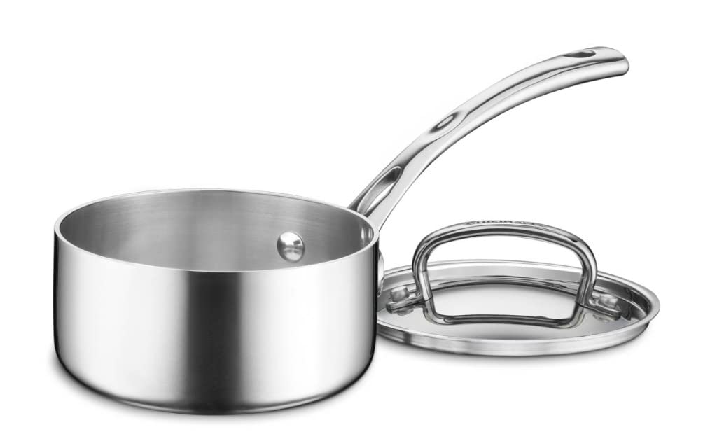 Foto 2 pulgar | Cacerola Cuisinart French Classic De Acero Inoxidable De Tres Capas Con Tapa, De 1 Cuarto De Galón,  - Venta Interna