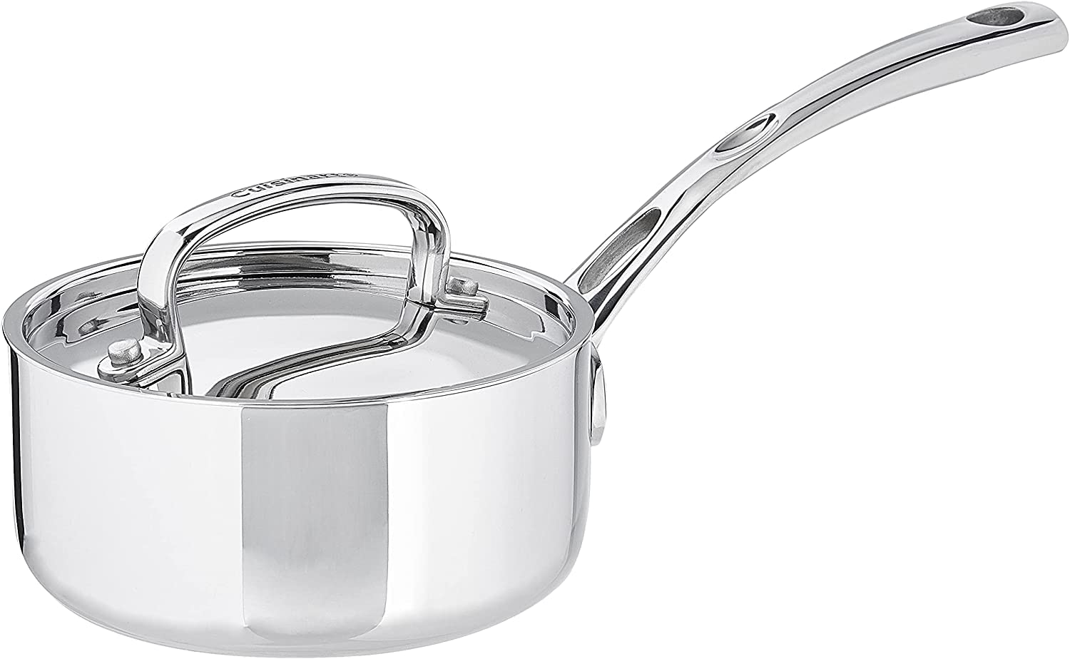 Foto 3 pulgar | Cacerola Cuisinart French Classic De Acero Inoxidable De Tres Capas Con Tapa, De 1 Cuarto De Galón,  - Venta Interna