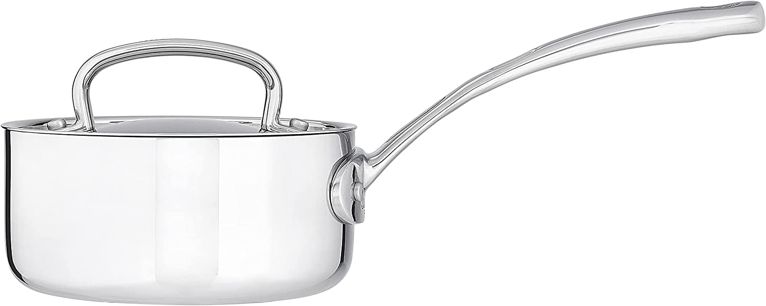 Foto 4 pulgar | Cacerola Cuisinart French Classic De Acero Inoxidable De Tres Capas Con Tapa, De 1 Cuarto De Galón,  - Venta Interna