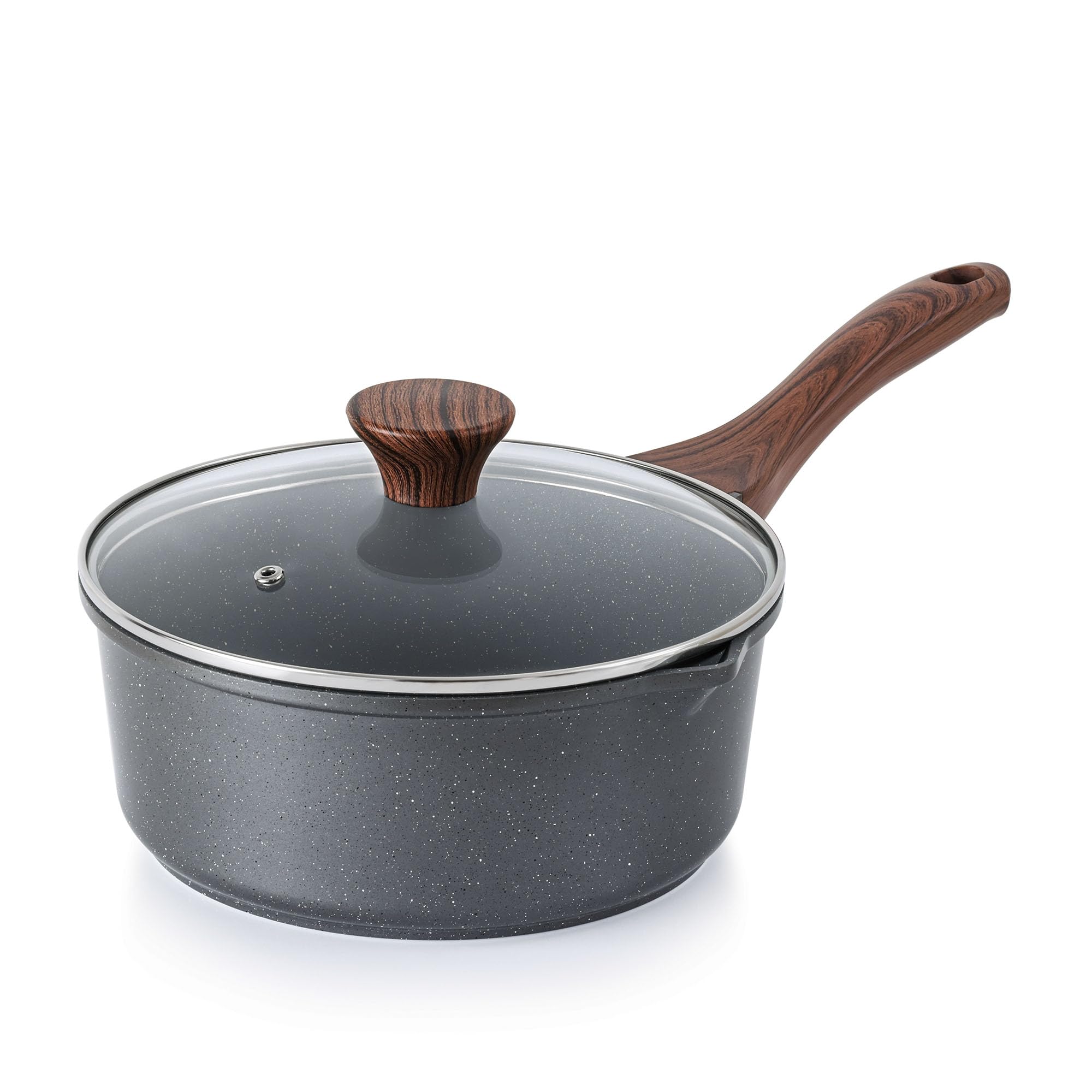 Foto 2 pulgar | Sartén Sensarte Antiadherente De 3.0 L Con Tapa Con Revestimiento De Granito Suizo - Venta Internacional.