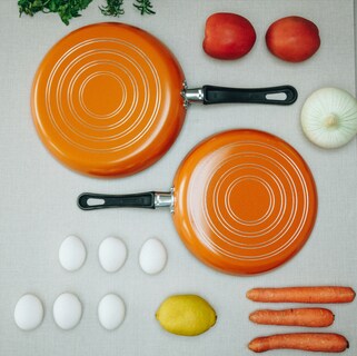 Foto 2 | Sartén con Antiadherente Monarca Sencillo color Naranja