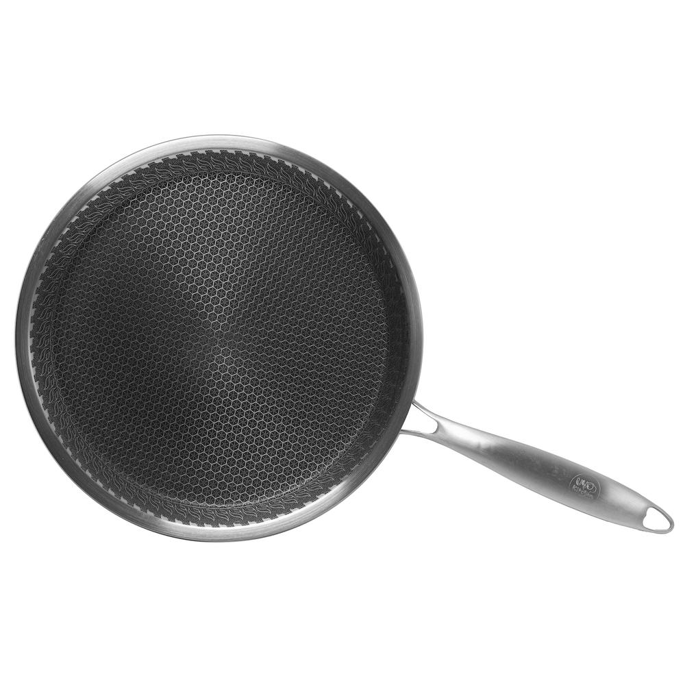 Sartén Pizza Pan Triple Capa de Acero Inoxidable