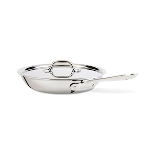Foto 1 | Sartén All-clad D3 De 3 Capas De Acero Inoxidable De 26 Cm Con Tapa Plateada - Venta Internacional.
