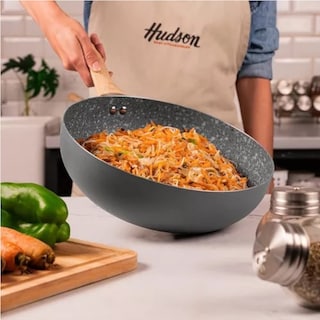 Foto 6 | Wok Sarten Aluminio 28 Cm Hudson Granito Antiadherente