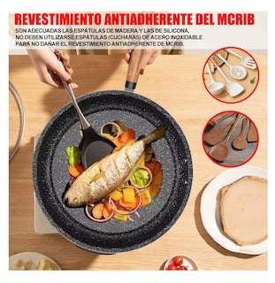Foto 5 | Sartén Antiadherente Lab.G 26 cm de Maifan con Tapa