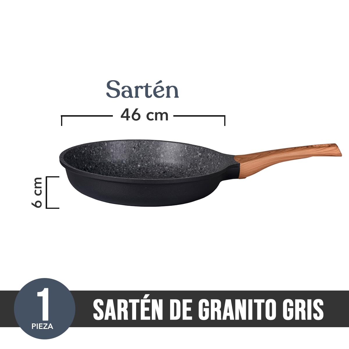 Foto 4 pulgar | Sartén Kochstelle con Revestimiento Antiadherente 10 cm Negro - Venta Internacional