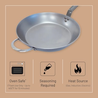Foto 3 | Sartén De Buyer Mineral B De Acero Al Carbono De 31 Cm De Diámetro - Venta Internacional.