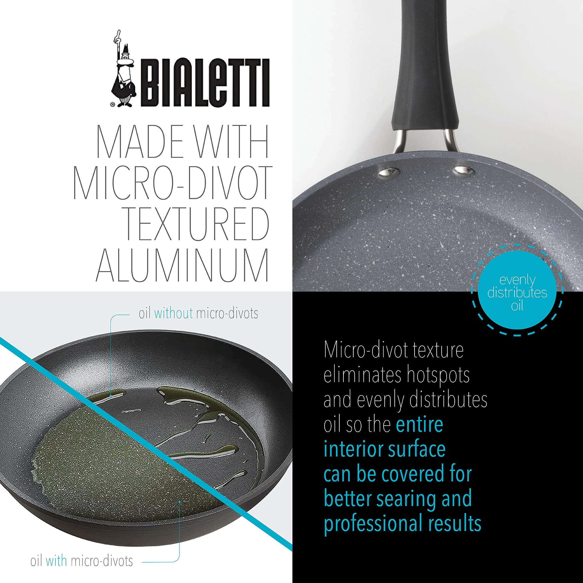 Foto 4 | Sartén Antiadherente Bialetti Impact de 28 cm - Venta Internacional