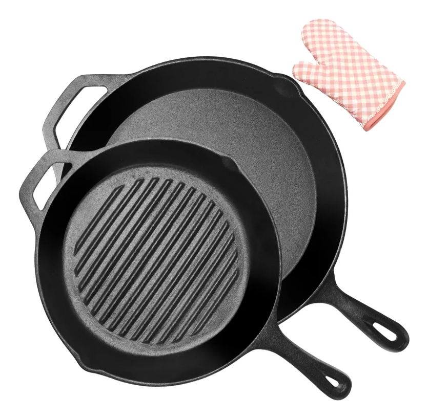 Set de Sartenes Xtellar Hierro Fundido 2 Piezas