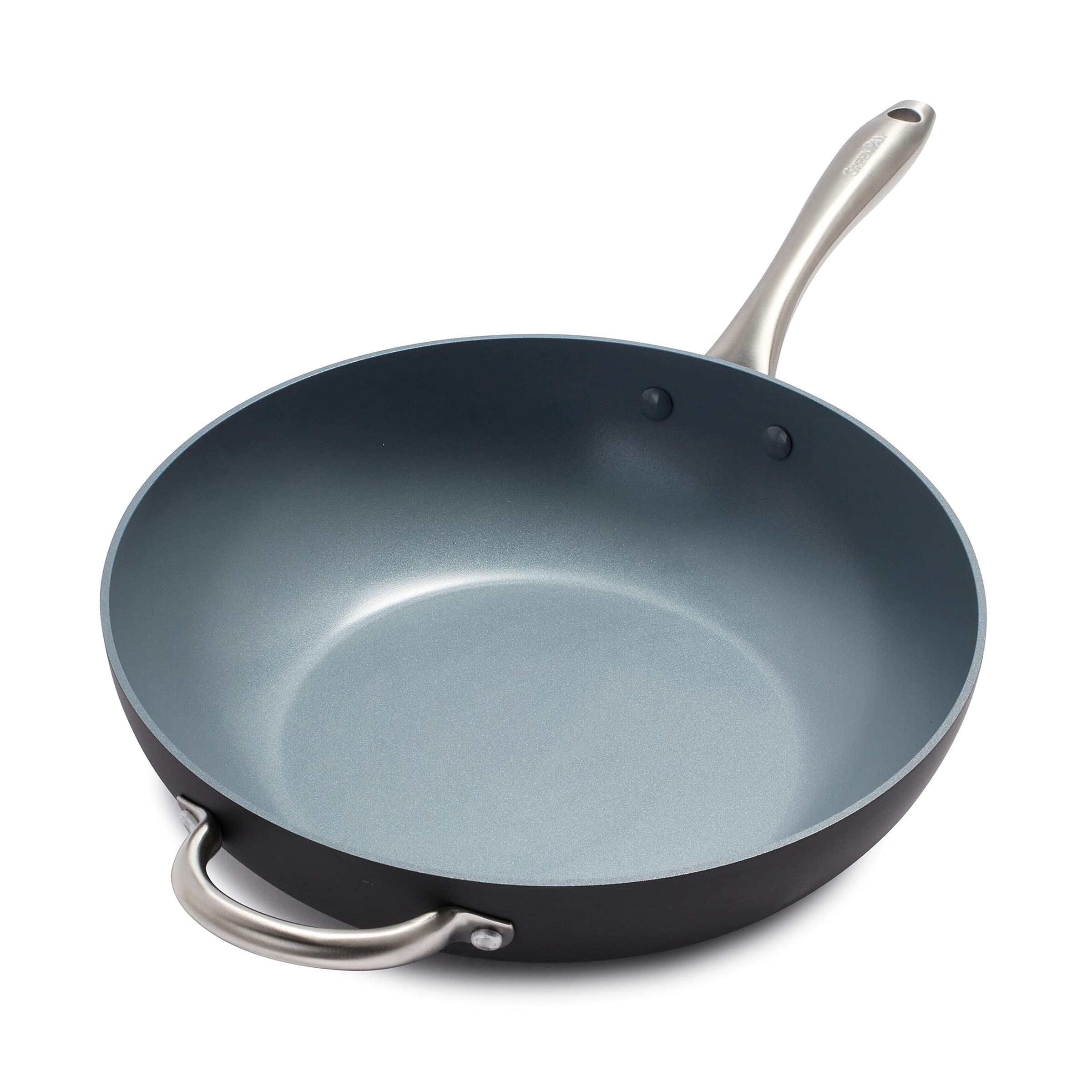 Foto 1 | Sartén Greenpan Lima De Cerámica Sana Anodizada Dura, 32 Cm - Venta Internacional.