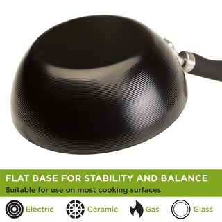 Foto 5 | Wok Ecolution De Acero Al Carbono Antiadherente De 8 Pulgadas Con Mango Suave Al Tacto - Venta Internacional.